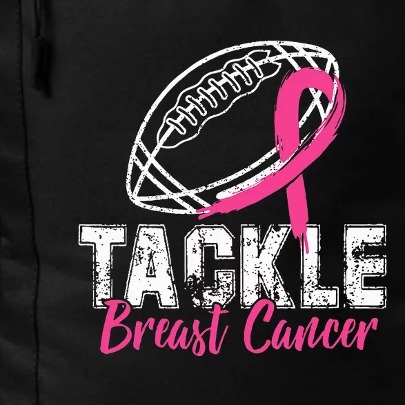 Tackle Breast Cancer Awareness Football Survivor Gift Daily Commute Backpack