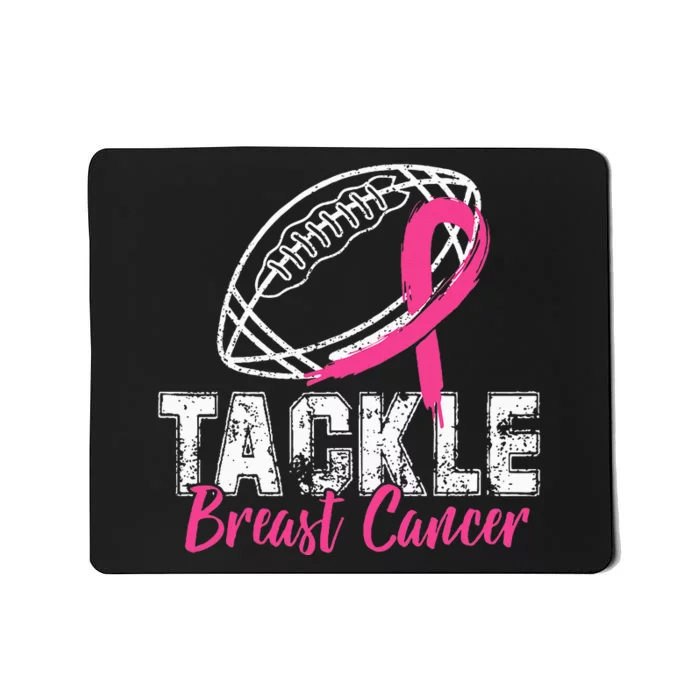 Tackle Breast Cancer Awareness Football Survivor Gift Mousepad