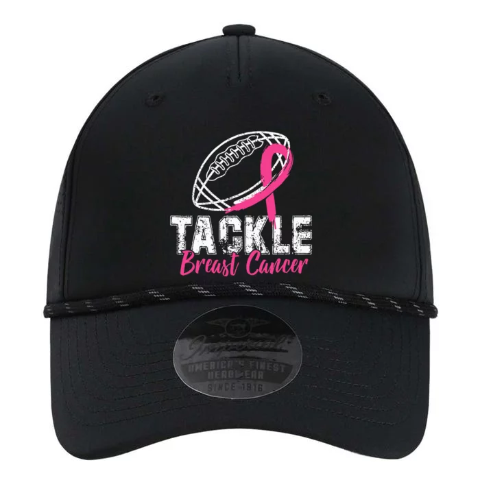 Tackle Breast Cancer Awareness Football Survivor Gift Performance The Dyno Cap