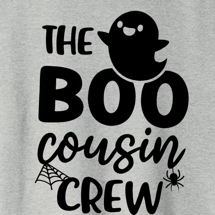 The Boo Cousin Crew Halloween Funny Family Women's Crop Top Tee