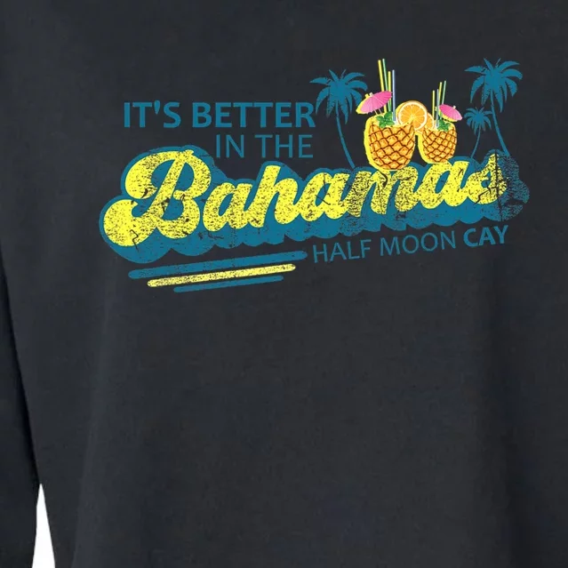 The Bahamas Cruise Half Moon Cay Travel Bahamas Vacation Cropped Pullover Crew