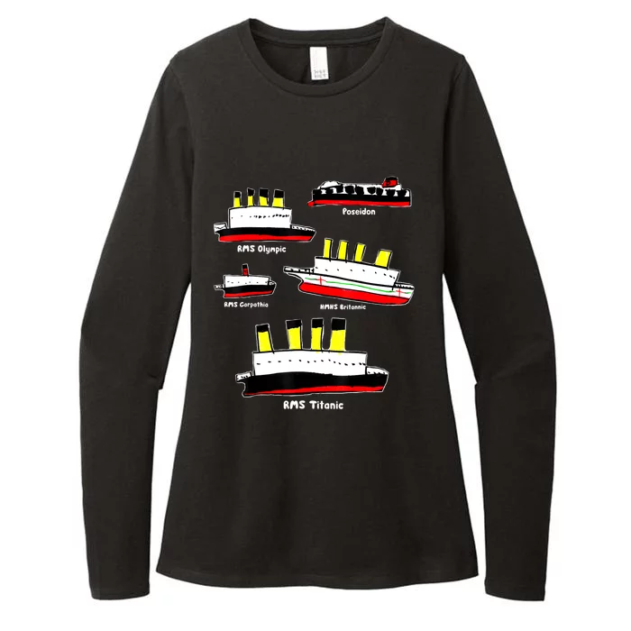 Titanic, Britanic, Carpathia, Poseidon, Titanic Womens CVC Long Sleeve Shirt