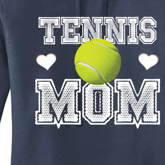 Tennis Ball Cute Tennis Funny Gift For Momscool Giftproud Tennis Mom Cool Gift Women's Pullover Hoodie