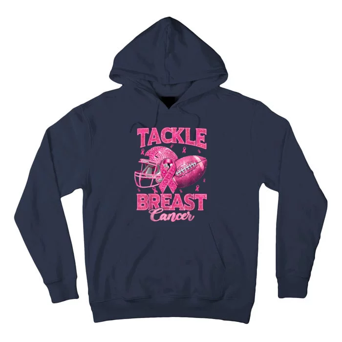 Tackle Breast Cancer Gift Tall Hoodie