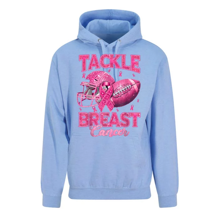 Tackle Breast Cancer Gift Unisex Surf Hoodie