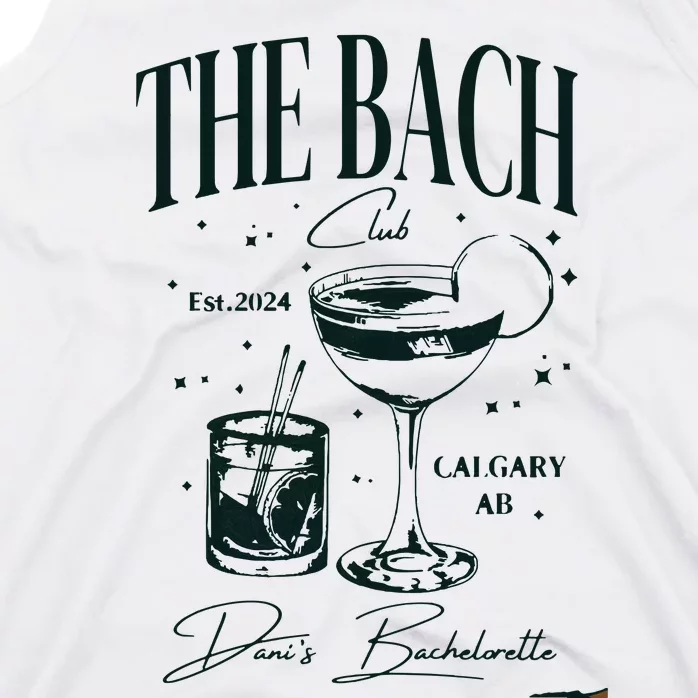 The Bach Club Bachelorette Party Tank Top