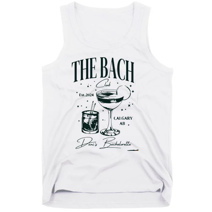 The Bach Club Bachelorette Party Tank Top