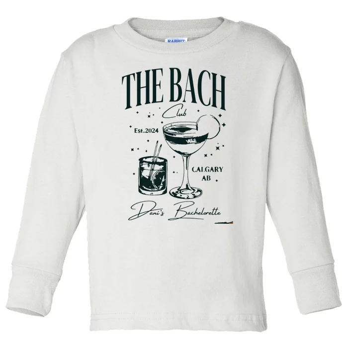 The Bach Club Bachelorette Party Toddler Long Sleeve Shirt