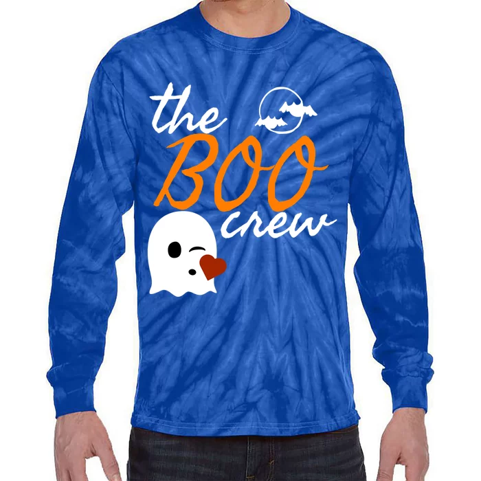 The Boo Crew Gift Matching Group Halloween Costume Idea Gift Tie-Dye Long Sleeve Shirt