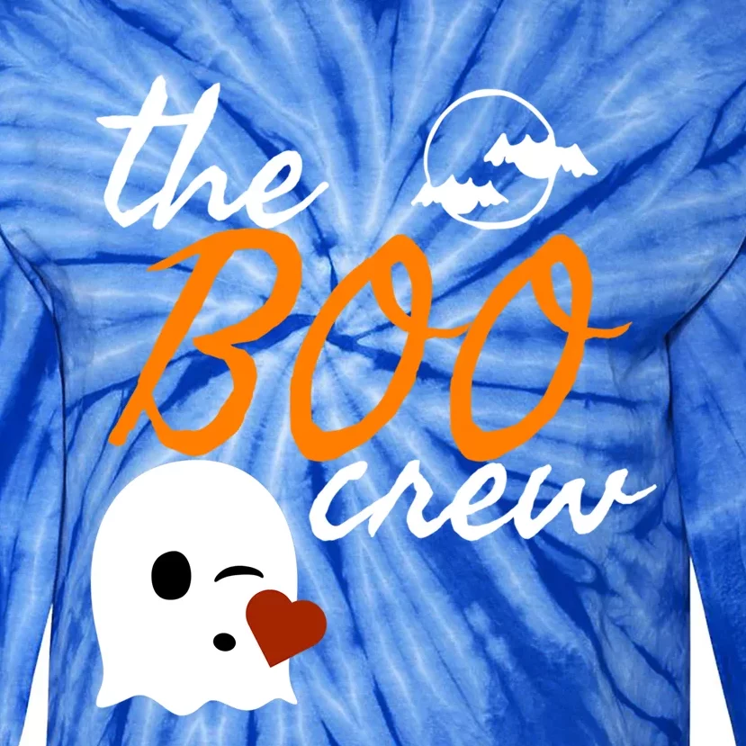 The Boo Crew Gift Matching Group Halloween Costume Idea Gift Tie-Dye Long Sleeve Shirt