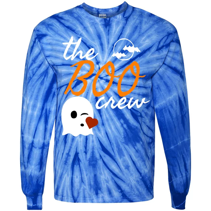 The Boo Crew Gift Matching Group Halloween Costume Idea Gift Tie-Dye Long Sleeve Shirt