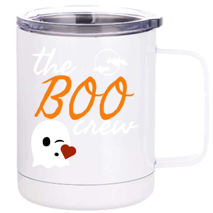 The Boo Crew Gift Matching Group Halloween Costume Idea Gift Front & Back 12oz Stainless Steel Tumbler Cup