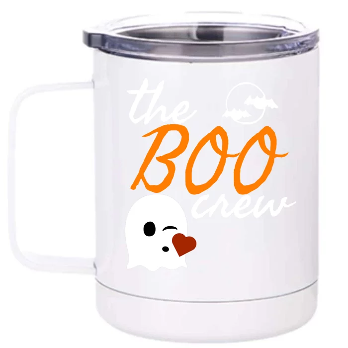 The Boo Crew Gift Matching Group Halloween Costume Idea Gift Front & Back 12oz Stainless Steel Tumbler Cup