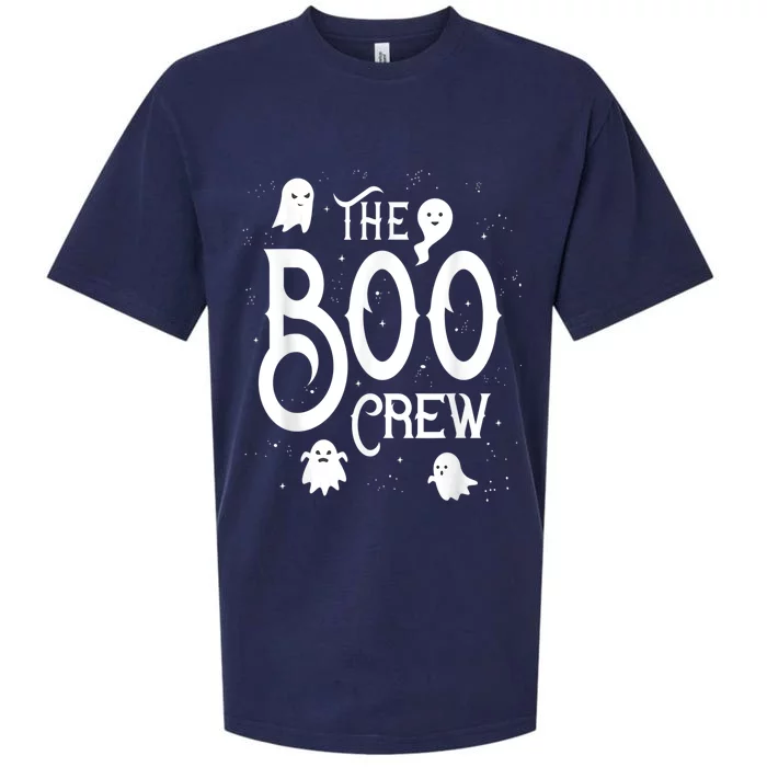 The Boo Crew Halloween Ghost Costume Sueded Cloud Jersey T-Shirt