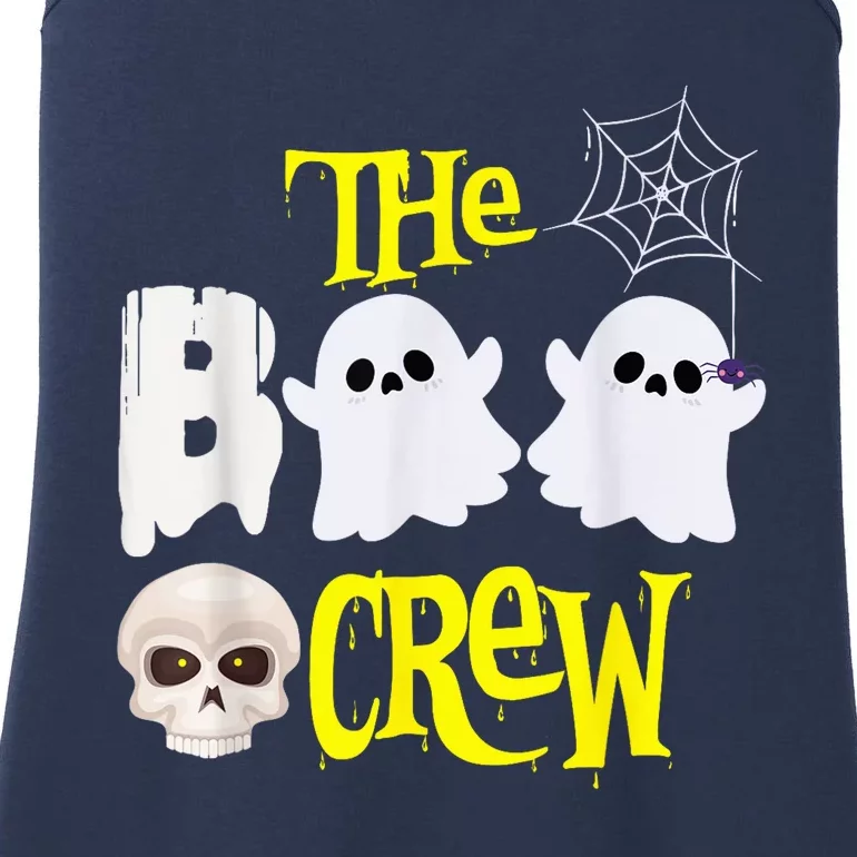 The Boo Crew Boo Ghost Cute Skeleton Funny Halloween Costume Ladies Essential Tank