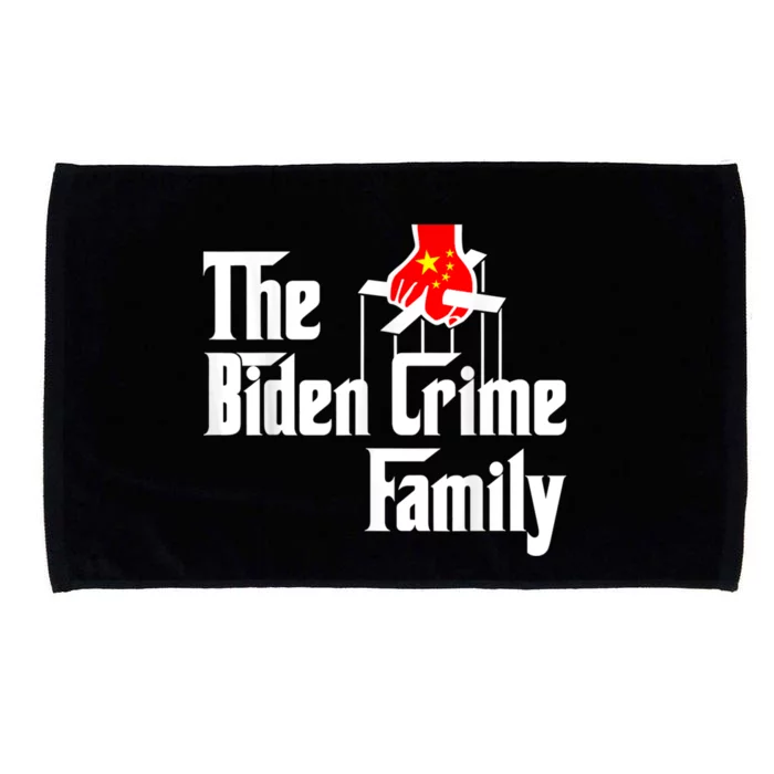 The Biden Chinese Crime Family Puppet Humor Anti Against Microfiber Hand Towel