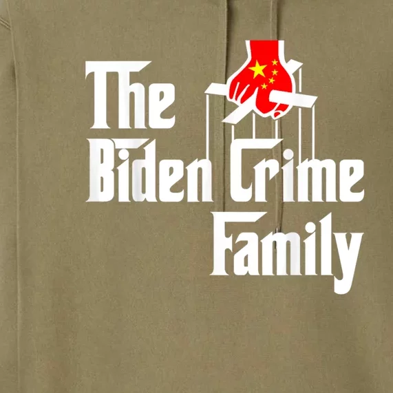 The Biden Chinese Crime Family Puppet Humor Anti Against Premium Hoodie