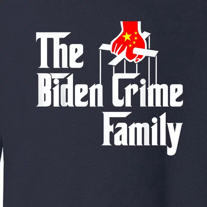 The Biden Chinese Crime Family Puppet Humor Anti Against Toddler Sweatshirt