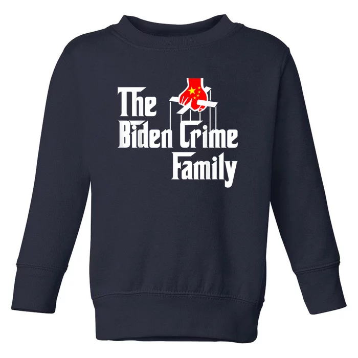 The Biden Chinese Crime Family Puppet Humor Anti Against Toddler Sweatshirt