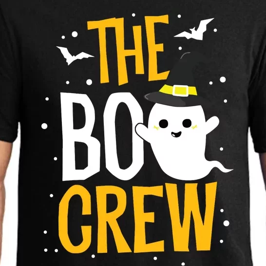 The Boo Crew Halloween Ghost Trick Treat Outfit Squad Team Pajama Set