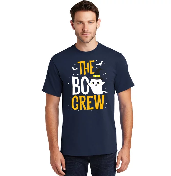 The Boo Crew Halloween Ghost Trick Treat Outfit Squad Team Tall T-Shirt