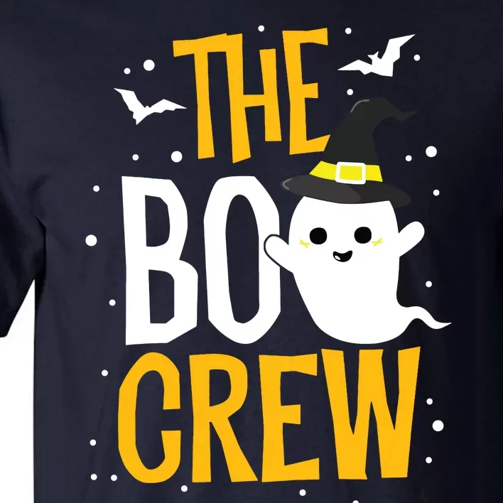 The Boo Crew Halloween Ghost Trick Treat Outfit Squad Team Tall T-Shirt