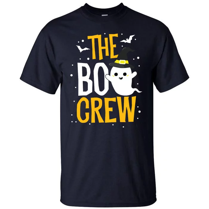 The Boo Crew Halloween Ghost Trick Treat Outfit Squad Team Tall T-Shirt