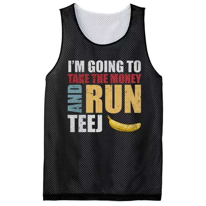 Team Bananas Challenge Take The Money And Run Mesh Reversible Basketball Jersey Tank