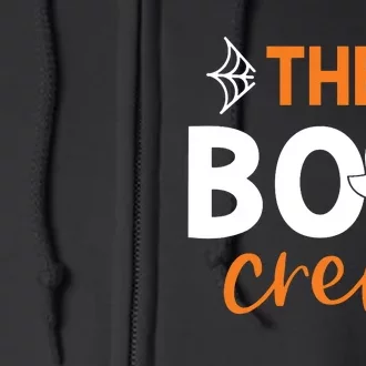 The Boo Crew Matching Halloween Family Pajamas Full Zip Hoodie