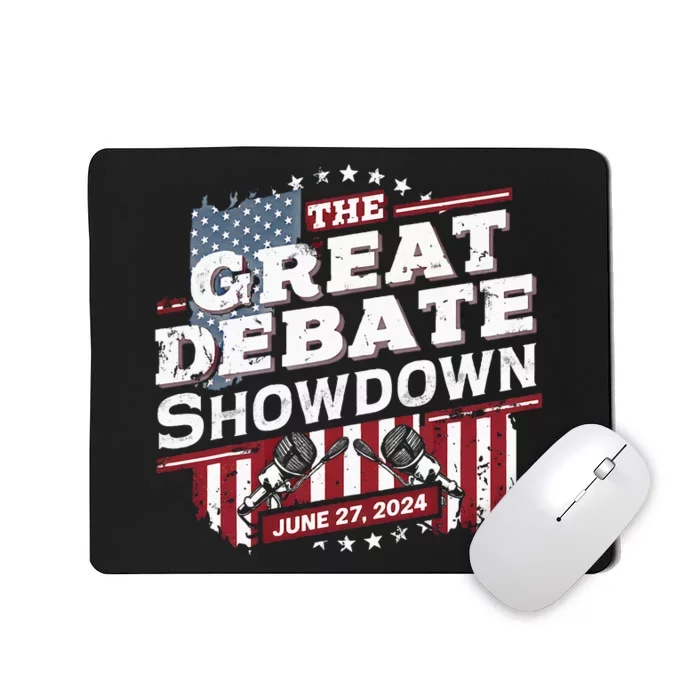 Trump Biden Debate June 27 Presidential Election 2024 Mousepad