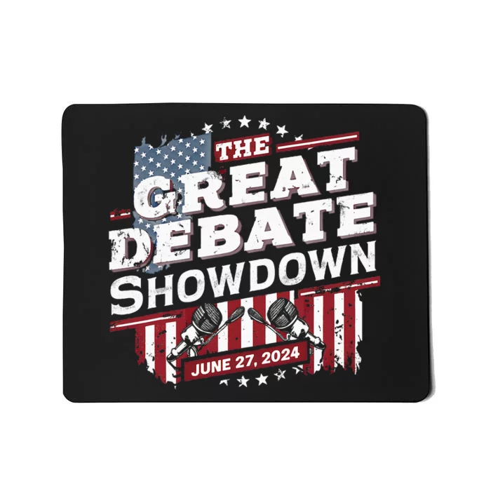 Trump Biden Debate June 27 Presidential Election 2024 Mousepad