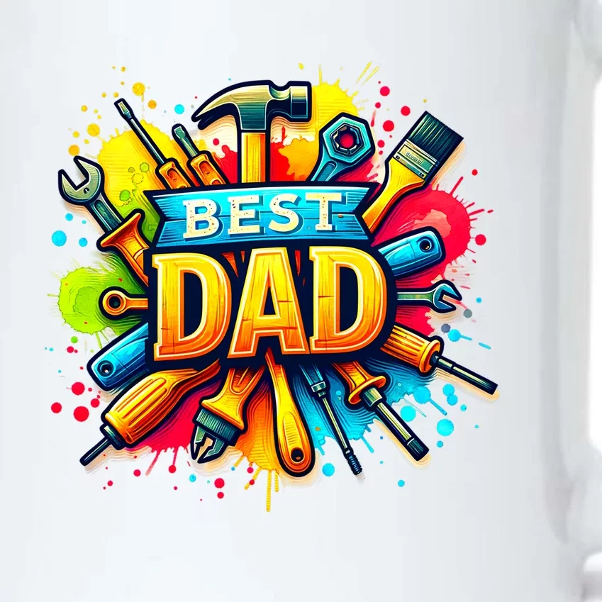 The Best Dad Tools Handyman Black Color Changing Mug