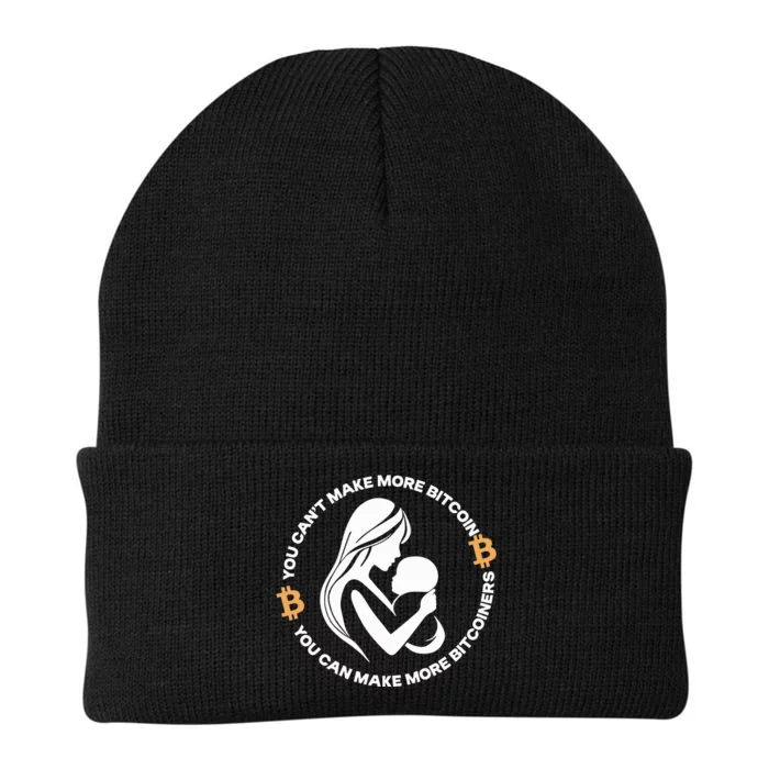 The Bitcoin Diaries You CanT Make More Bitcoin You Can Make More Bitcoiners Knit Cap Winter Beanie