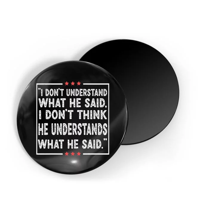 Trump Biden Debate Presidential Debate 2024 Funny Magnet