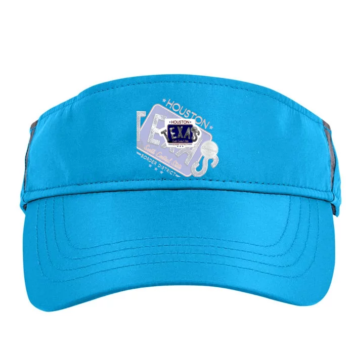 Texas Border District Cool State Logo Adult Drive Performance Visor