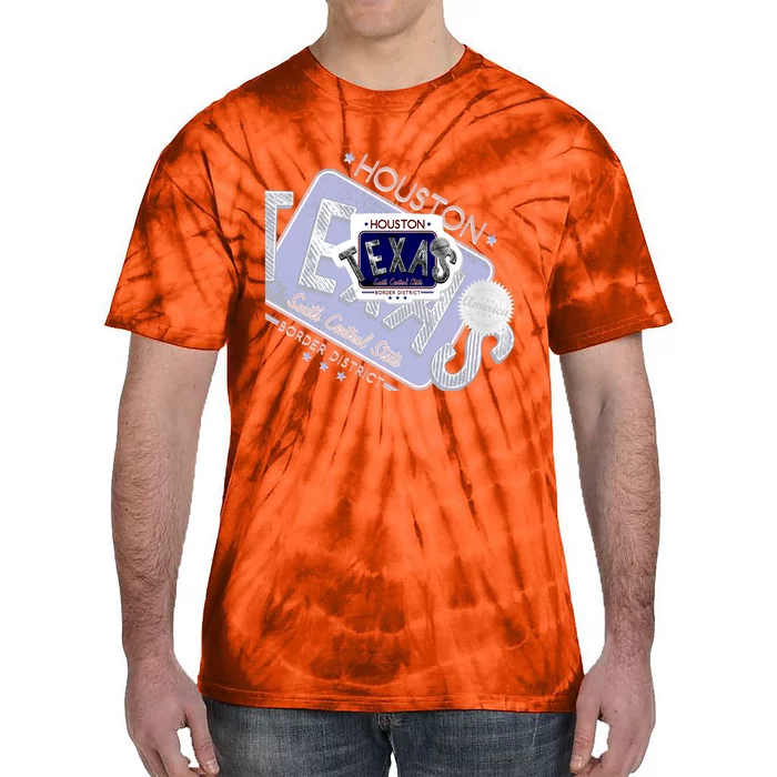 Texas Border District Cool State Logo Tie-Dye T-Shirt