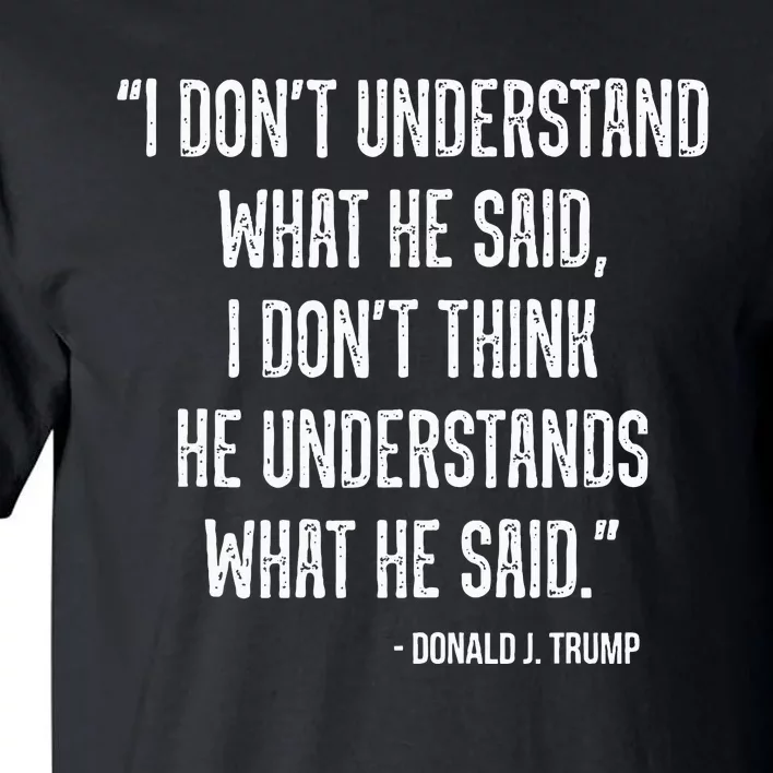 Trump Biden Debate Presidential Debate 2024 Funny Tall T-Shirt