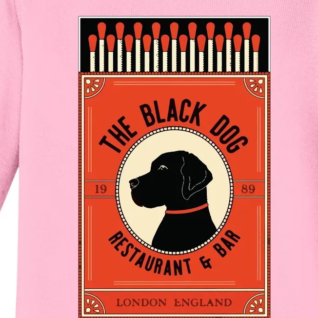 The Black Dog Baby Long Sleeve Bodysuit