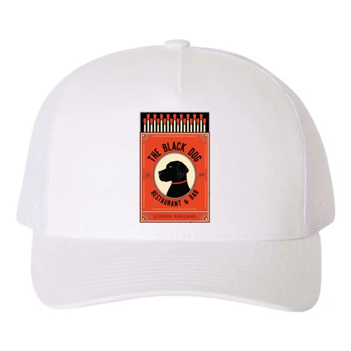 The Black Dog Yupoong Adult 5-Panel Trucker Hat