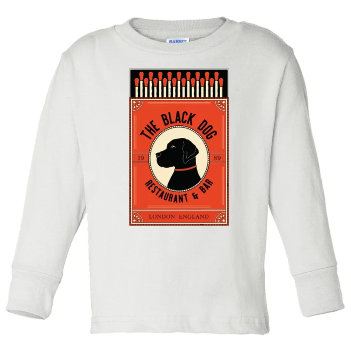 The Black Dog Toddler Long Sleeve Shirt