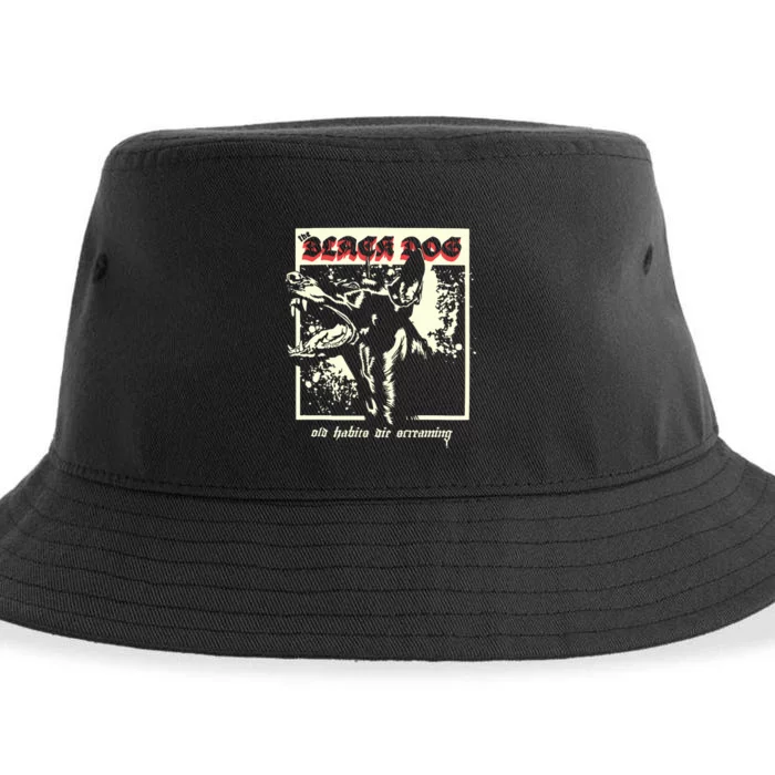 The Black Dog Old Habits Die Screaming Ttpd Sustainable Bucket Hat