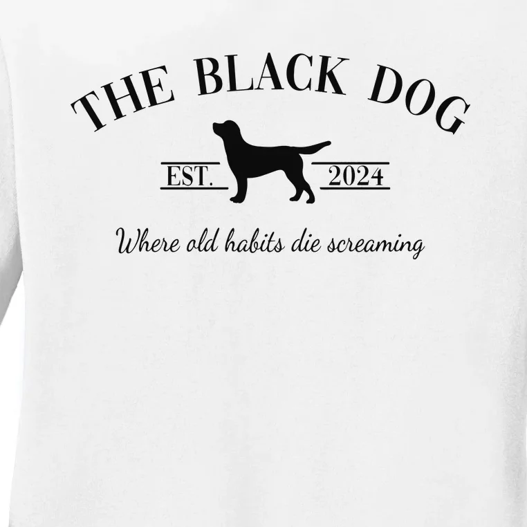 The Black Dog New Album Ladies Long Sleeve Shirt