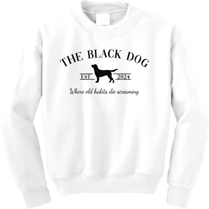 The Black Dog New Album Kids Sweatshirt