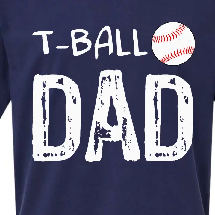 T Ball Dad Ball Funny Christmas Sueded Cloud Jersey T-Shirt