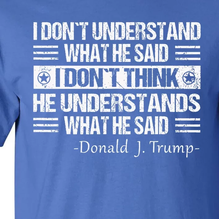 Trump Biden Debate Presidential Debate 2024 Tall T-Shirt