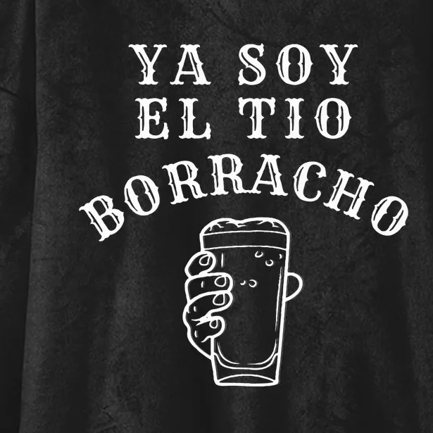 Tio Borracho  Drunk Uncle  Gift  Funny Hooded Wearable Blanket