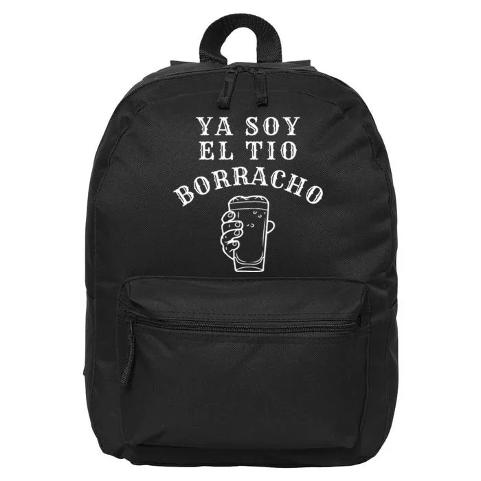 Tio Borracho  Drunk Uncle  Gift  Funny 16 in Basic Backpack