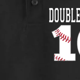 Ten Birthday Double Digits 10th Birthday Baseball Dry Zone Grid Performance Polo