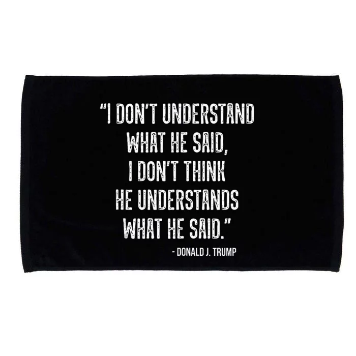 Trump Biden Debate Presidential Debate 2024 Funny Microfiber Hand Towel