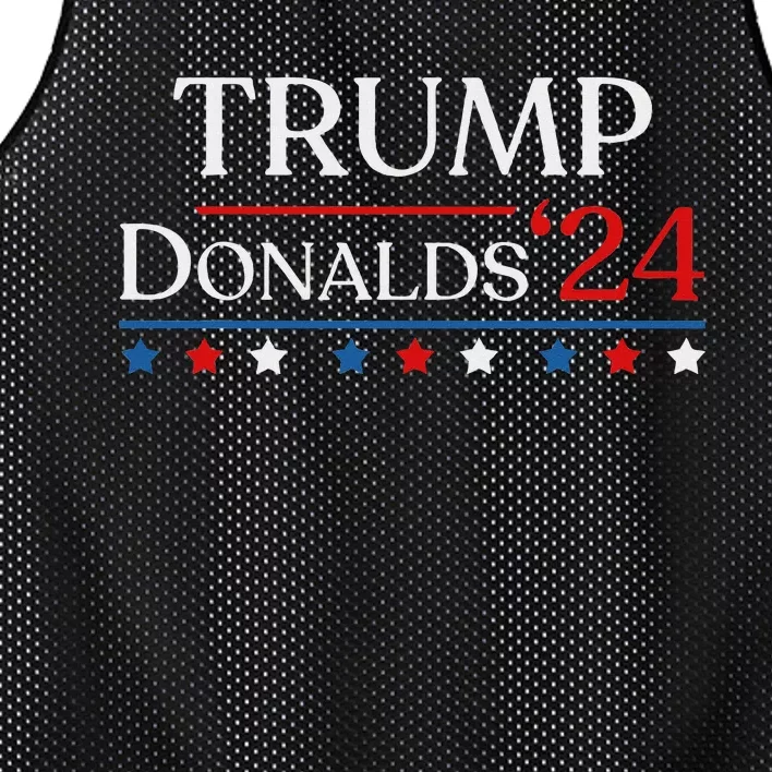 Trump Byron Donalds 2024 Donald Trump 47th President & Vp Mesh Reversible Basketball Jersey Tank